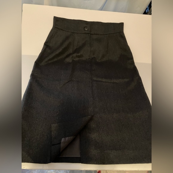 MaxMara Womens Charcoal Gray Pencil Skirt, Size 10 - Picture 3 of 5
